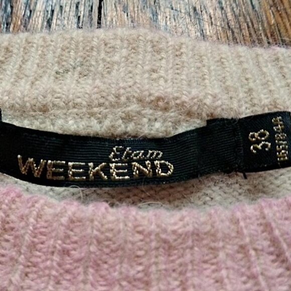 Wool-Rabbit Hair Blend Sweater in Pretty Pastel Colors Gradients - Picture 5 of 6